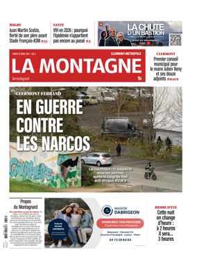 Cover of La Montagne (Clermont-Metropole)