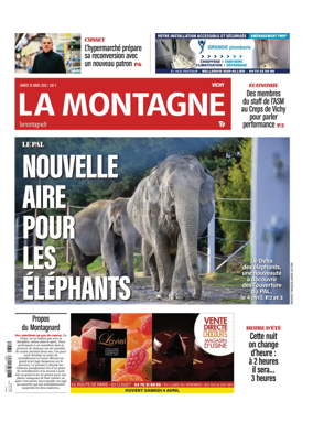 Cover of La Montagne (Vichy)