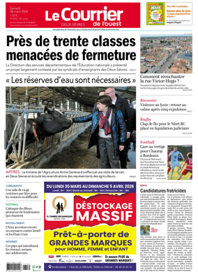 Cover of Le Courrier de l’Ouest (Deux-Sevres)