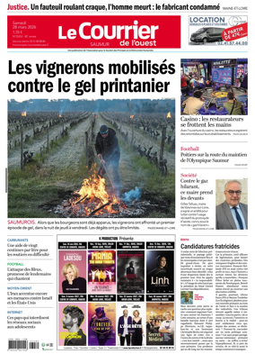 Cover of Le Courrier de l’Ouest (Saumur)