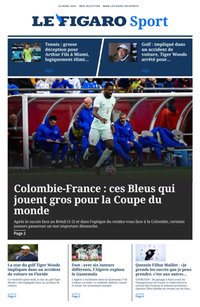 Cover of Le Figaro Sport