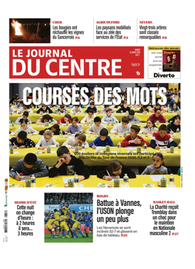 Cover of Le Journal du Centre