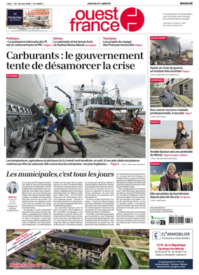 Cover of Ouest France (Manche)