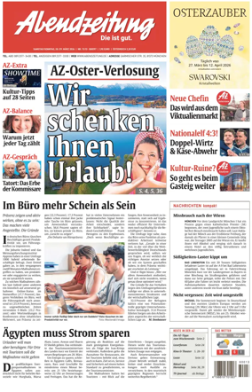 Cover of Abendzeitung Munchen