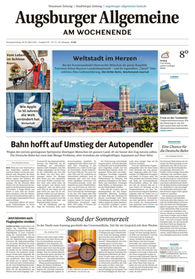 Cover of Augsburger Allgemeine (Land West)