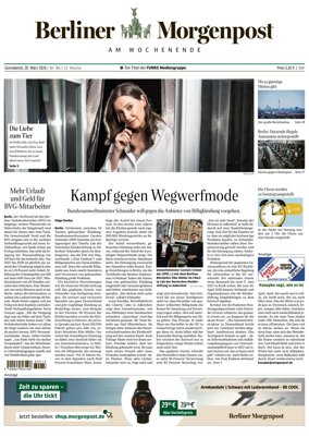 Cover of Berliner Morgenpost
