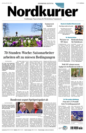 Cover of Demminer Zeitung