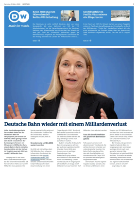 Cover of Deutsche Welle (German edition)