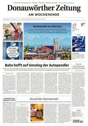 Cover of Donauwoerther Zeitung