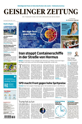 Cover of Geislinger Zeitung