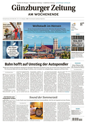 Cover of Guenzburger Zeitung