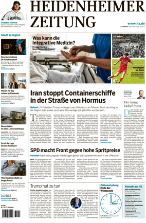 Cover of Heidenheimer Zeitung