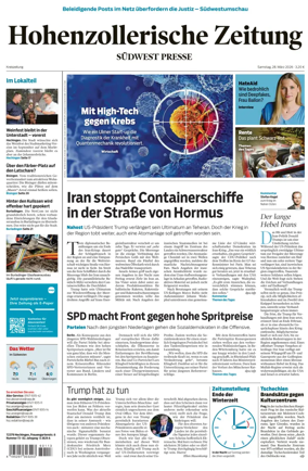 Cover of Hohenzollerische Zeitung