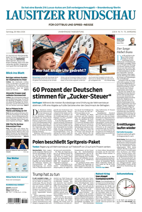 Cover of Lausitzer Rundschau