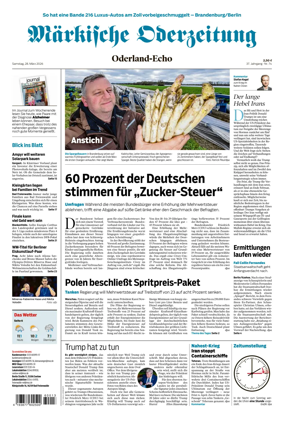 Cover of Markische Oderzeitung Oderland-Echo