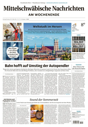 Cover of Mittelschwaebische Nachrichten