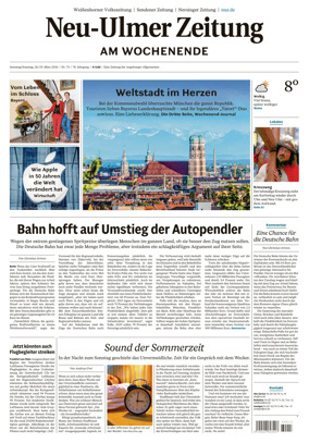 Cover of Neu-Ulmer Zeitung