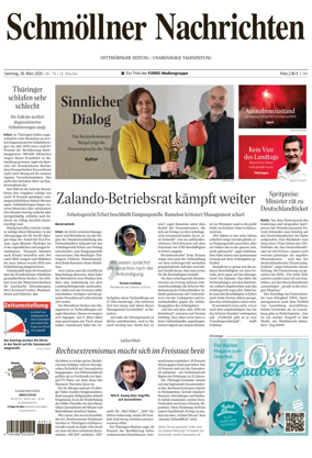 Cover of Ostthuringer Zeitung (Schmolln)