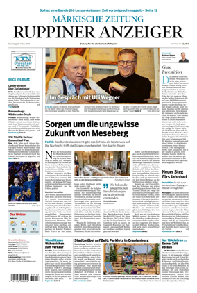 Cover of Ruppiner Anzeiger