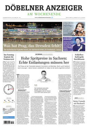 Cover of Sachsische Zeitung (Dobeln)