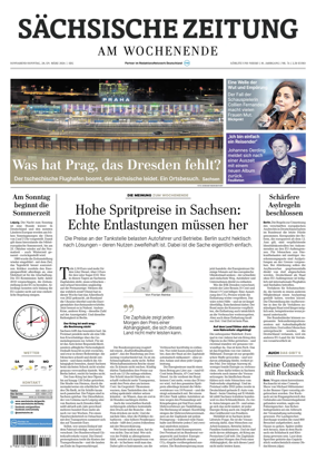 Cover of Sachsische Zeitung (Gorlitz & Niesky)