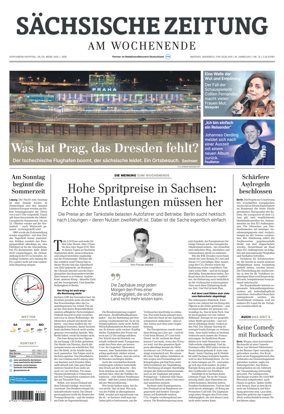Cover of Sachsische Zeitung (Meissen Radebeul und das Elbland)