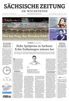 Cover of Sachsische Zeitung (Riesa & Grossenhain)
