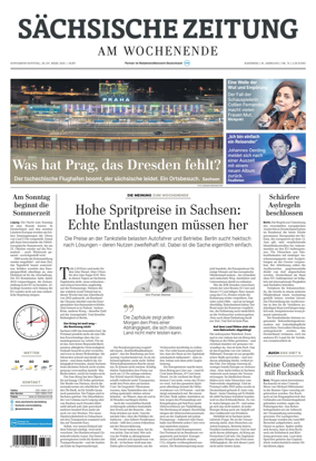 Cover of Sachsische Zeitung (Rodertal)
