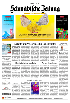 Cover of Schwabische Zeitung (Alb-Donau)