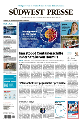 Cover of Sudwest Presse