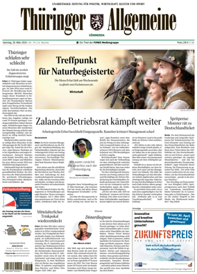 Cover of Thuringer Allgemeine (Sommerda)