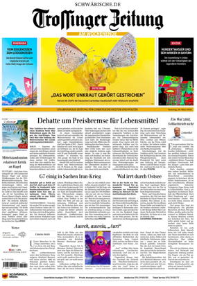 Cover of Trossinger Zeitung