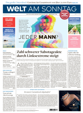 Cover of Welt am Sonntag