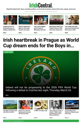 Cover of Irish Central
