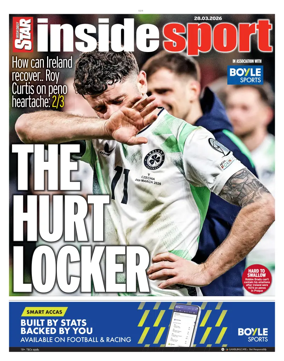 Cover of Irish Daily Star - Inside Sport
