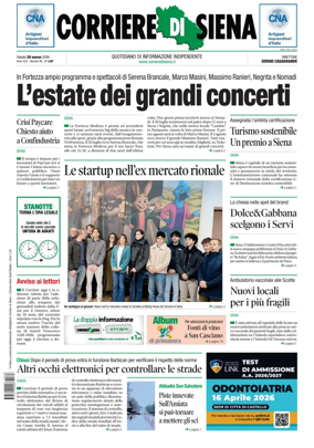 Cover of Corriere di Siena