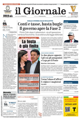 Cover of Il Giornale (Italy)