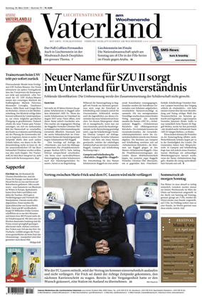 Cover of Liechtensteiner Vaterland