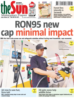 Cover of The Sun (Malaysia)