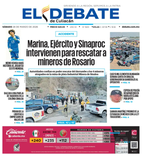 Cover of El Debate de Culiacan