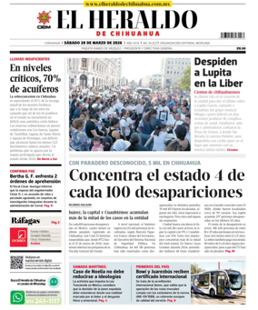 Cover of El Heraldo de Chihuahua