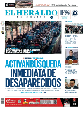 Cover of El Heraldo de Mexico