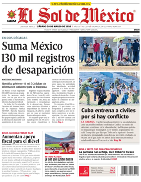 Cover of El Sol de Mexico