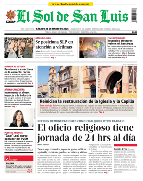 Cover of El Sol de San Luis Potosi