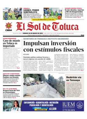 Cover of El Sol de Toluca