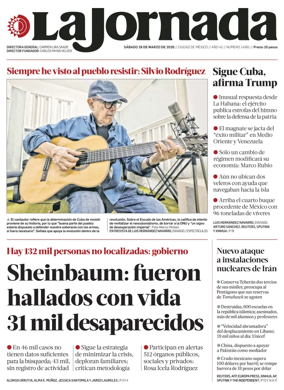 Cover of La Jornada