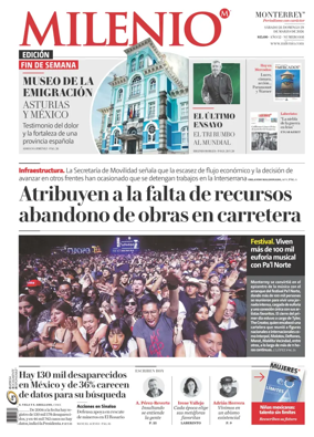 Cover of Milenio Monterrey