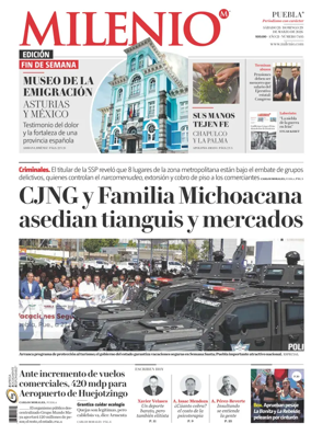 Cover of Milenio Puebla