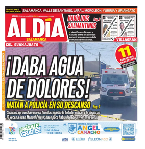 Cover of Periodico Al Dia (Salamanca)