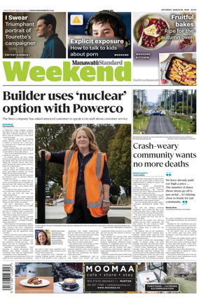 Cover of Manawatu Standard